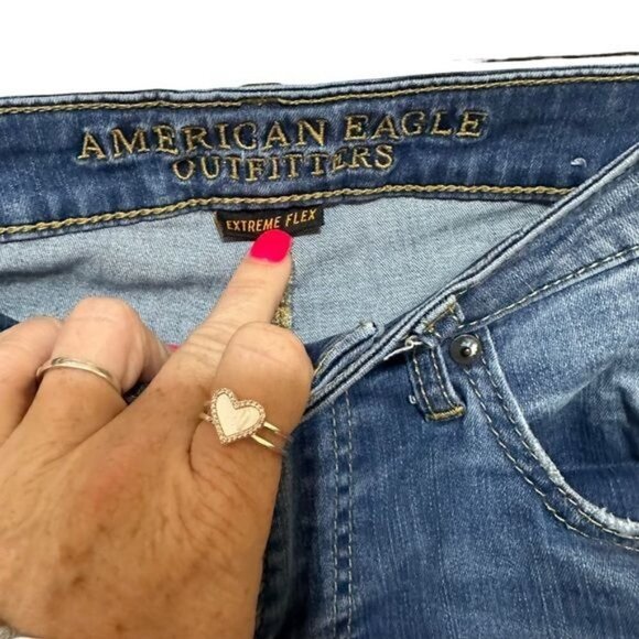 American Eagle Outfitters Extreme Flex Denim Skinny Jeans Men's Size 31 x 32 - Picture 4 of 6
